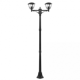 075-016-0006 STUBNI BAST. 2X60W BLACK  E-27 ALUMIN NAR-6